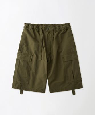 OUTSTANDING Comfort Cotton Shell Cargo Long Shorts_Olive