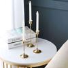Luxury Candle Holder Kit Pillar Candle Container Taper Candlestick Home Art Craft Decor Metal Candle Holders for Weddings DIY Birthday Gifts