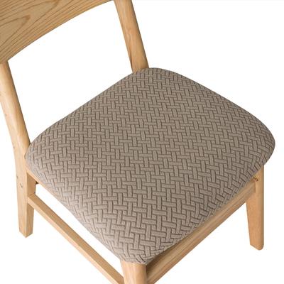 Jacquard Stuhlbezug Esszimmerstuhl Sitzbezug Abnehmbar Waschbar Elastisch Esszimmerstuhl Kissenbezug Überzug
