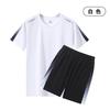Mens Lightweight Sportswear Set Short Sleeve T-Shirt Shorts Casual Running Outfit Adults