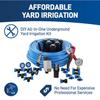 Medium-Area 1-Zone All-in-One Automatic Watering System with Smart Hose Timer and Wi-Fi Hub in Black for Efficient Outdoor Gard