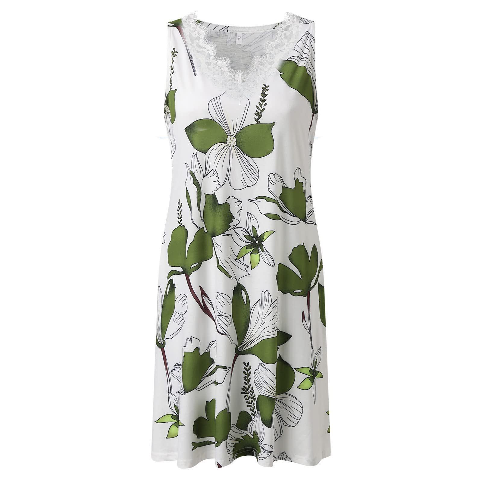 Женское модное платье без рукавов с V-образным вырезом и принтом — фото 4