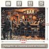 1pc Retro Industrial Motorcycle Bar Polyurethane Flag Durable Wall Decor Suitable for All Seasons.PMJ
