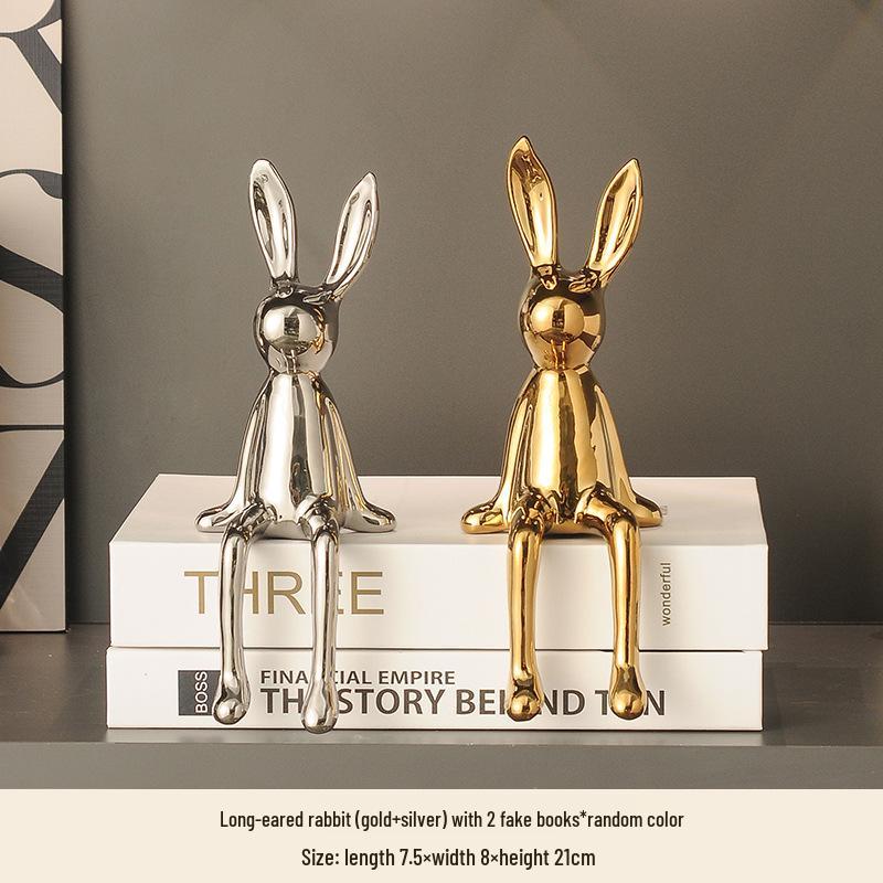 Dekoracja Jelenia Biała Porcelana Dekoracja Domu do Salonu lub Gabloty na Wino