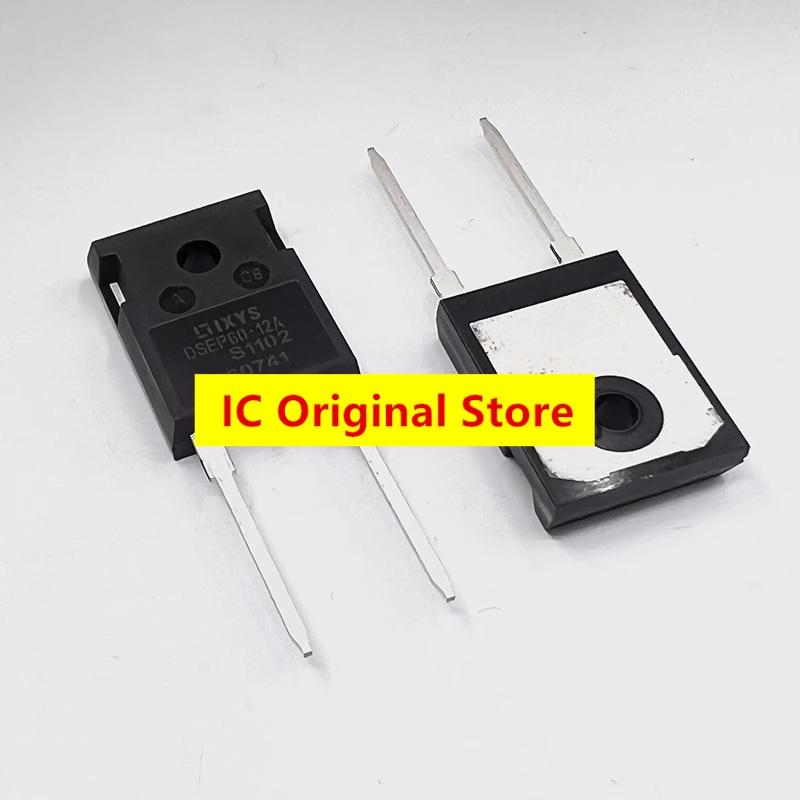 

10pcs DSEP60-12A New And Original TO-247-2 1200V 60A 60-12A Super Fast Recovery Diode Integrated Circuit IC Chips To247 DSEP60