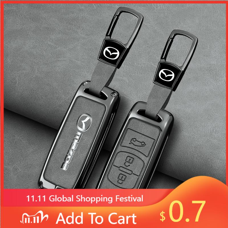 2025 Gorący Stop Cynku Pokrowiec Obudowa Kluczyka Samochodowego Fob Dla Mazda 2 3 5 6 BL BM GJ Atenza Axela Demio CX-3 CX3 CX-5 CX5 CX7 CX-7
