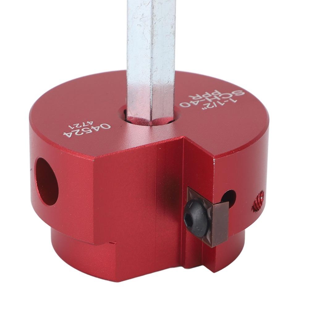 Aluminum Alloy Pipe Reamer Kit 1 Inch/1.5 Inch/2 Inch PVC Socket Saver Fitting Saver Water Lines