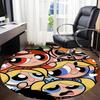 1pc Powerpuff Girls Office Round Area Rug, Under Office Chairs Bedroom Living Room Home Decor, Room Decoa1022134
