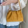 Borsa Secchiello Retrò di Grande Capacità, Borsa a Tracolla dal Design di Nicchia, Borsa Piccola alla Moda da Maneggiare