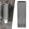 Plastic Adhesive Disposable Paper Cup Dispenser Wall Mounted Automatic Retractable Cup Dispenser with Dustproof Cover