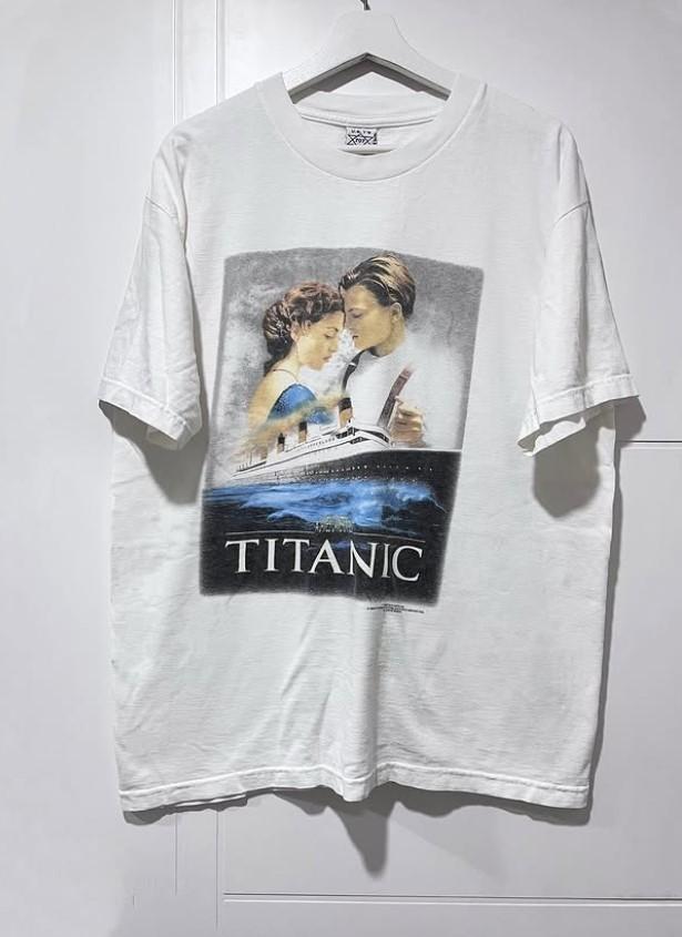 RARE!!! Titanic 1996 Retro Movie T-shirt Size S-4XL S