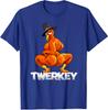 Twerkey Twerking Turkey Pilgrim Thanksgiving Twerk Unisex T-Shirt