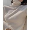 Nai Fufu Women's High-Neck Slim-Fit Wool Knit Sweater: Luxurious Autumn/Winter Base Layer