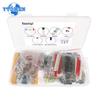 1490PCS YTDMEN Electrolytic Capacitor Ceramic Kit Resistor LED Diode Set Transistor Package Diy Assortment Electronic Components