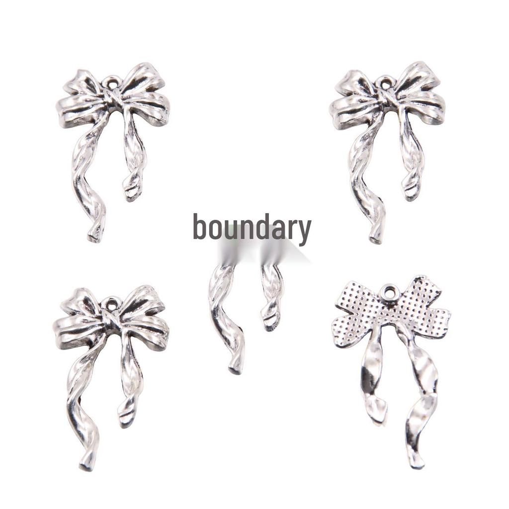 23 Styles Bowknot DIY Alloy Hollow Pendant Charm for Handmade Necklace & Bracelet