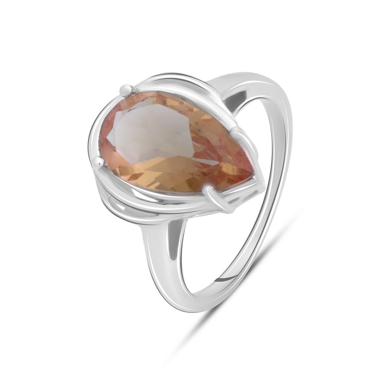 

Срібна каблучка з Султаніт султанітом 3.363ct (2084853) 3.52 гр. 925 проби 17.5