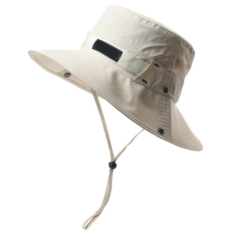 Breathable Fisherman Hat with Sun Protections Foldable Bucket Hat for Hiking and Camping Outdoor Activity Headwear