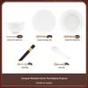 Maud Lanka Pearl Begonia Light Luxury Ceramic Dinnerware Set
