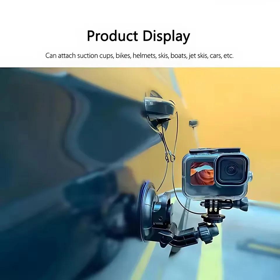 1-5Set Stainless Steel Safety Rope Lanyard for GoPro Hero 13 12 11 Anti-lost Hand Wristband Hanging Ropes for DJI Insta360 X5