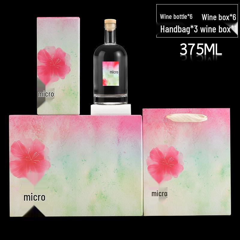 Transparent Frosted Empty Bottles for Vodka, Wine, Baijiu, and Homemade Fruit Liquor