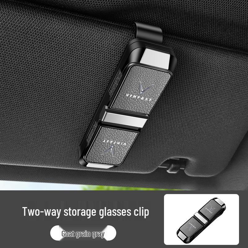 VINFAST Two-way Car Glasses and Receipt Holder for LUX VF8 VF3/5/9