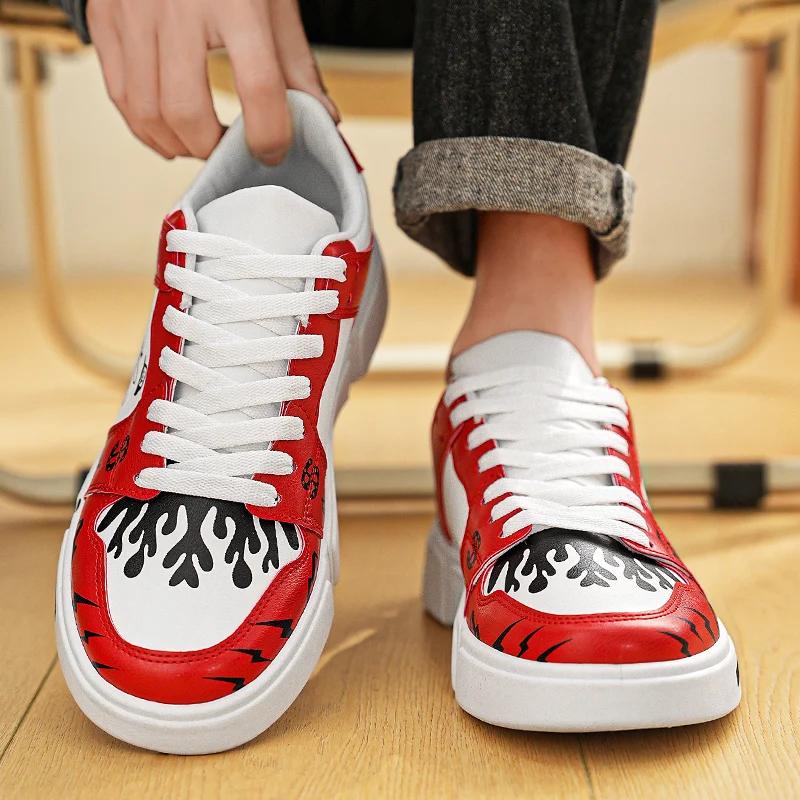 2024 New Street Fashion Home Graffiti Soft Sole Sportovní boty Pánské běžecké boty Outdoor Nové pánské vycházkové boty Doprava zdarma