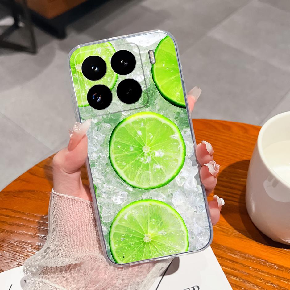 Cute Flower Case For Xiaomi 15 Pro Ultra Clear Soft Silicone Protective Bumper Cover For Xiaomi15Pro 15Ultra Anti Scratch Fundas