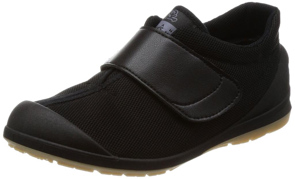 Asahi Kenkokun 502A Indoor/Sport Shoes, Made in Japan, Black/Black, 15.5 cm, 3E