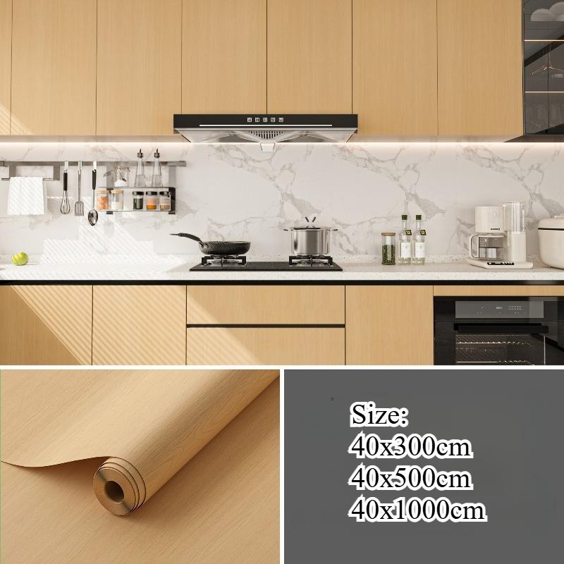 Wood Grain Background Wallpaper Bedroom Living Room Furniture PVC Waterproof Wall Sticker Self-adhesive Home Decor Wallpaper