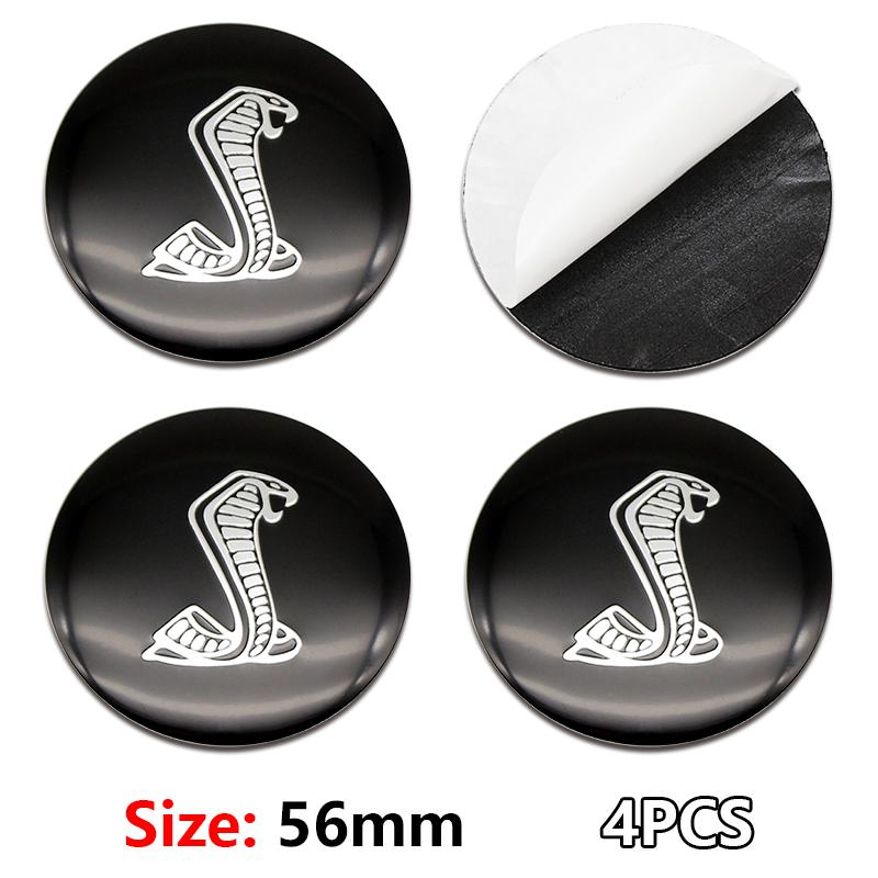 4Pcs 56mm 3D ABS Wheel Center Hub Cap Badge Overlay For Ford Focus Mondeo Fusion Escape Kuga F150 F250 Auto Tuning Accessories