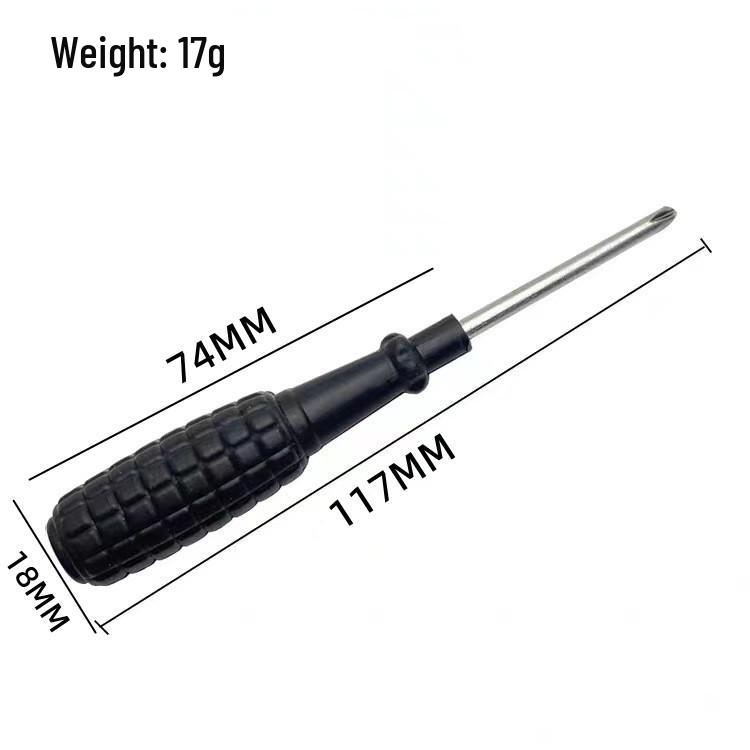 

Grenade Handle Phillips Screwdriver Toy Furniture Repair Parts Torx Screw.