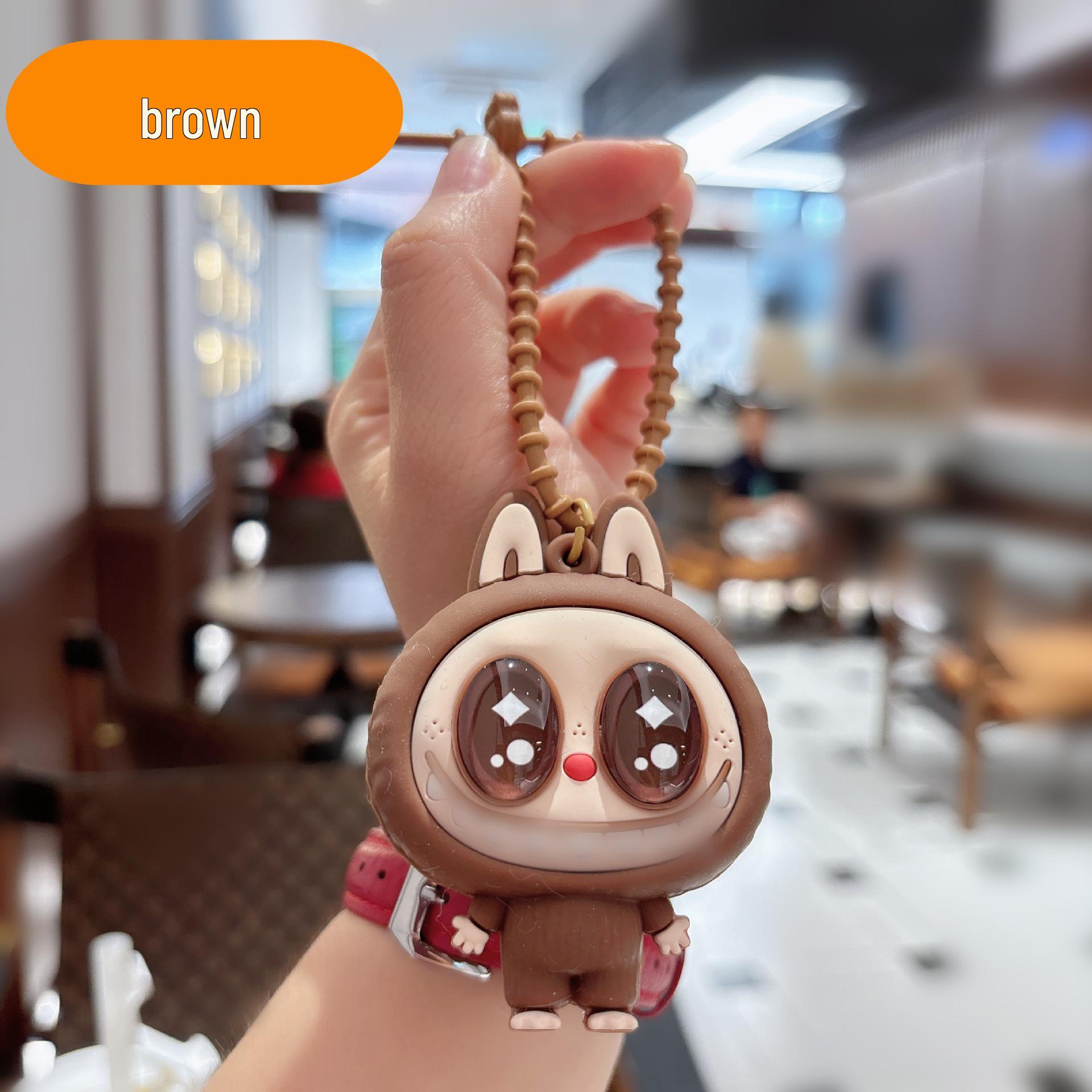 Мультяшный Плюшевый Брелок-Подвеска на Рюкзак Большеглазый Снятие Стресса