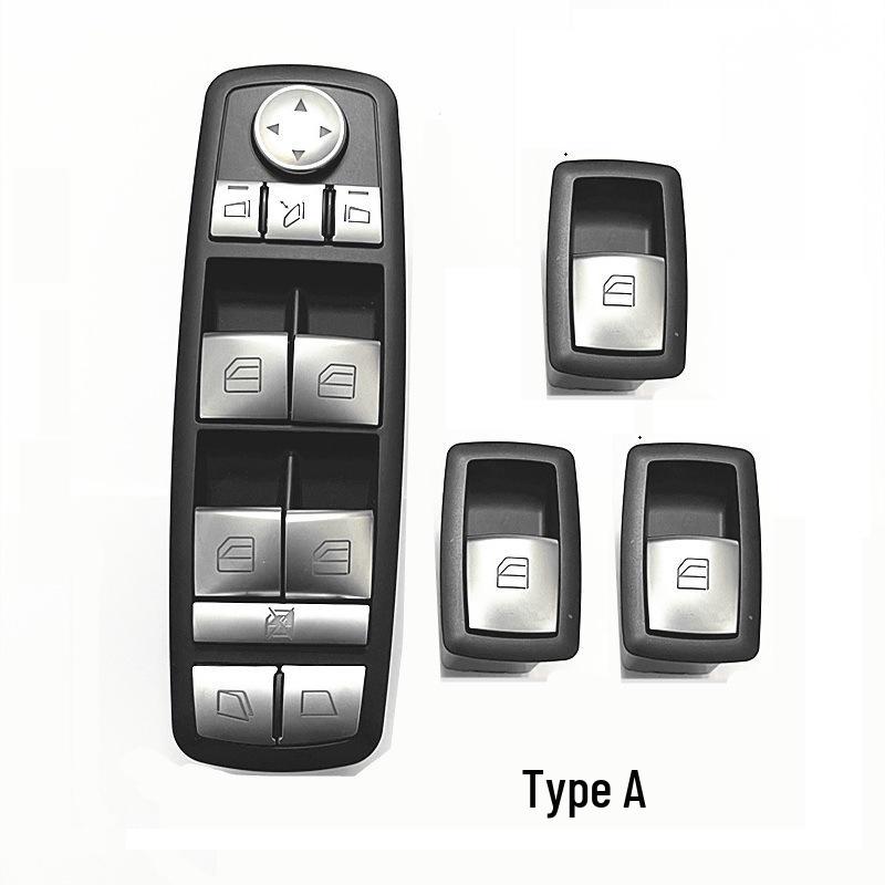 Steering Wheel Button Stickers for Modified Mercedes-Benz S-Class S300 S600 R350 R400