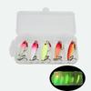 5Pcs 5 Size Simulation Fish Lures 3D Eye Artificial Fishing Bait Set  Fishing Accessories