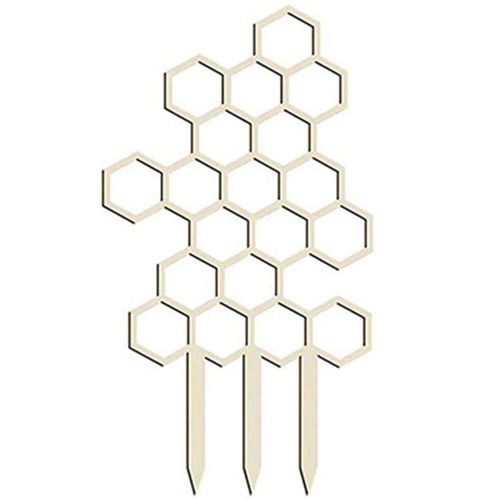 Geometric Wooden Plants Trellis Potted Plants Supporting DIY Frame for Home Potted Plants Use