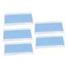 5 Sheets Wig Double Sided Adhesive Tape Blue Waterproof Antislip Professional Hair Extensions Styling Tool