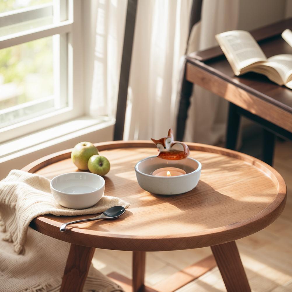 Kitten Candle Holder Cute Cat Candlestick Creative Aromatherapy Candle Holder Cartoon Cat/Dog/Rabbit/Fox Candlestick Decoration