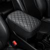 Car Interior Accessories Centre Console Armrest Box Pad & Protective Cover Black Leather Material for Kia Sportage NQ5 2023-2025
