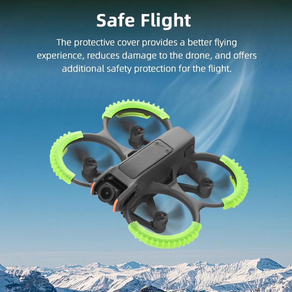 BRDRC Propeller Guard For DJI Avata 2 Drone  Anti-collision Bumpers Propeller Lightweight Protection Guard Drone Accessories