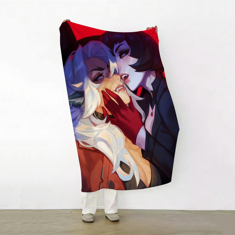 Game D Deadlock Throw Soft Warm Flannel Fleece Throw Blanket for Sofa Bed Travel Home