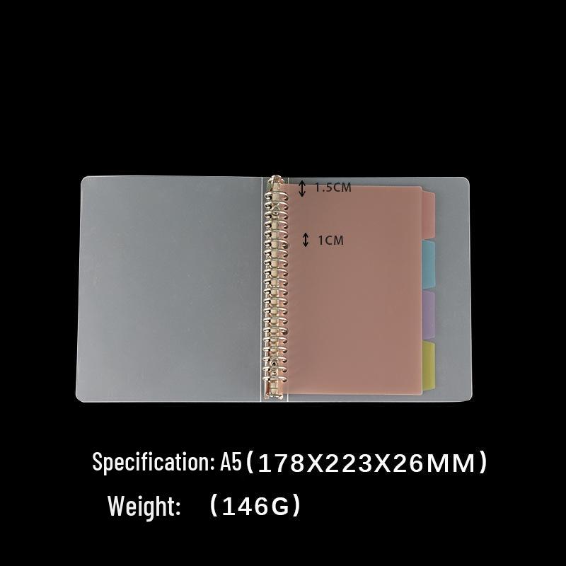 Loose-Leaf Binder Dividers: A4, B5, A5 Plastic Index Pages with 26, 20, or 30 Holes