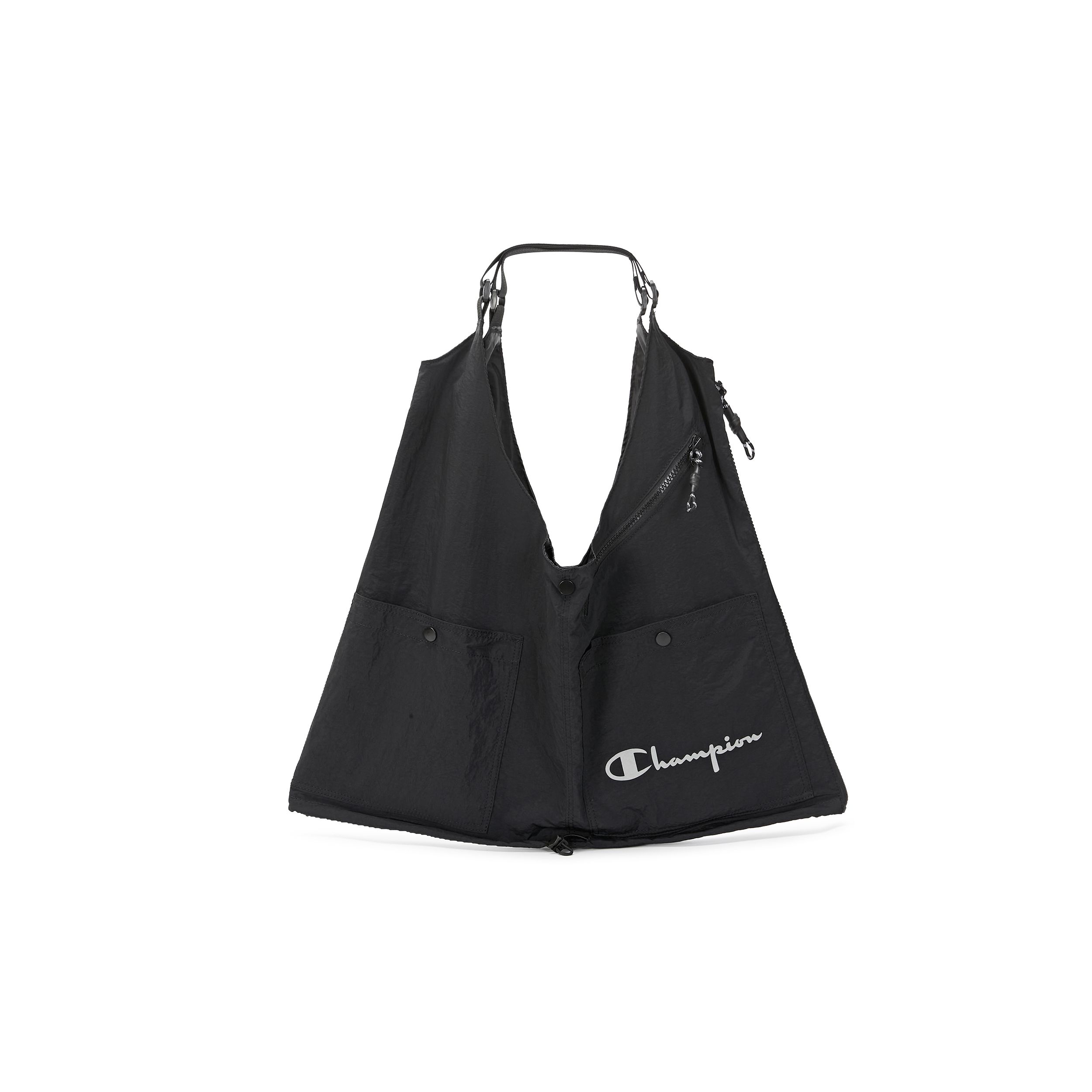Champion FW24 Versatile Bag Jacket Bag Classic Script Logo Dual-Use Design Casual Simple Multifunctional Fashion Trendy Versatile Small U4CACPU45 Black,One Size