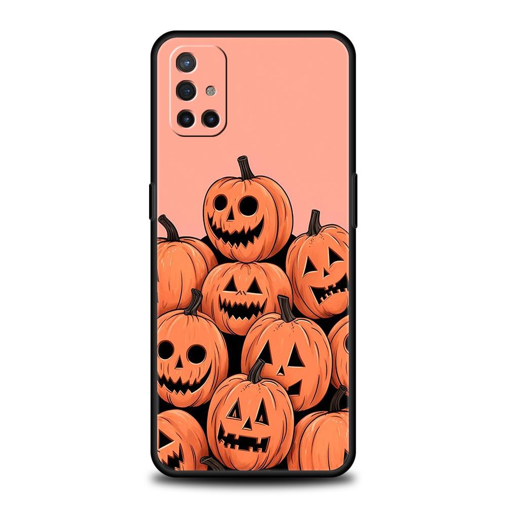 Case For OnePlus 11 10 9 Pro 9T 12R 10R 9R 9RT 10T 8T 8 7 7T Nord 2T CE 2 5G N200 N10 N100 Cover leaves fall pumpkin Halloween