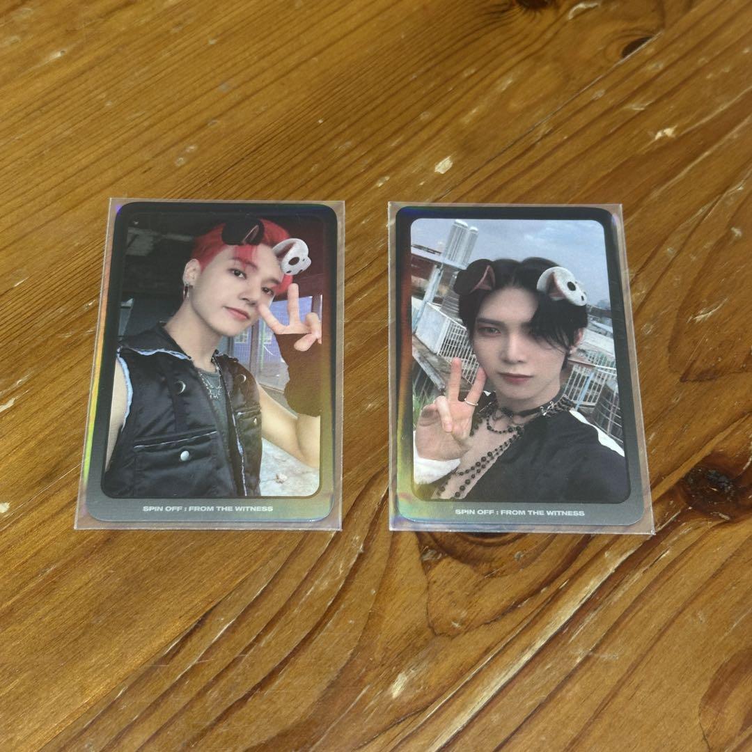 

[USED] ATEEZ Sanok Trading Card Wooyoung Yeosang