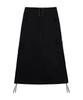 Mileko Corset Long Cargo Low Sk Black