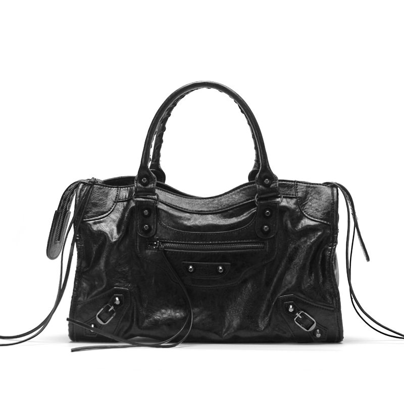 

Simple ABG Rivet Fancy One Shoulder Motorcycle Bag Black [Black] In Stock