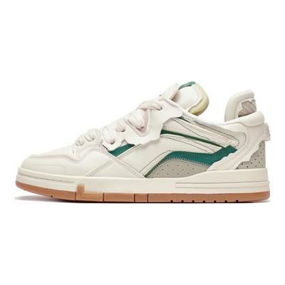 Li Ning Weiw Pro Speciální edice Pohodlné Módní Protiskluzové Tlumení nárazů Nízké Skate boty Pánské tenisky Světle šedá AECT045-2