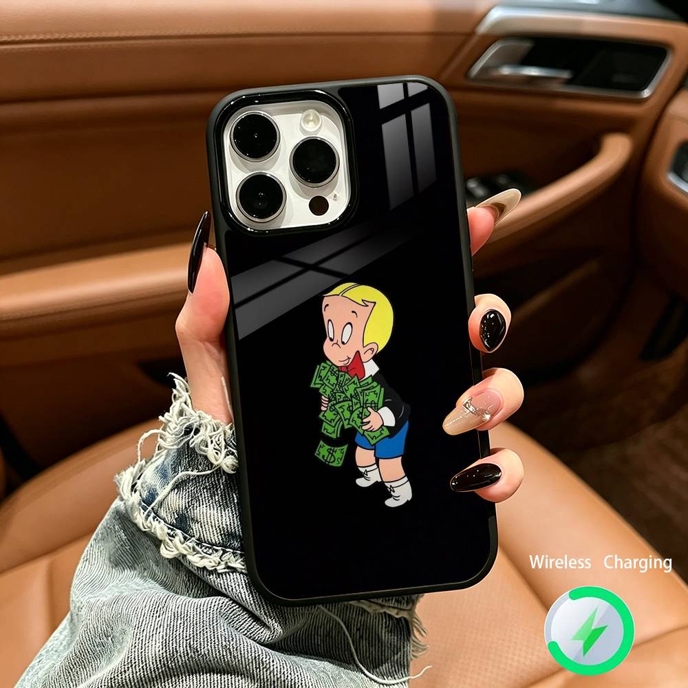 Money Boy R-Richie r-rich Phone Case For IPhone17 16 15 14 13 12 11  Pro Max 16/15/14Plus Wireless Charger Cover Funda