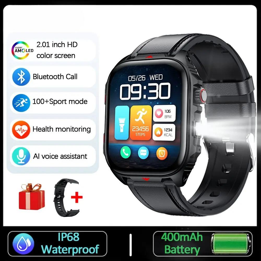 New GPS Sports Smart Watch Men 2.01 inch 400 mAh Battery Fitness Tracker Bluetooth Call Waterproof New Smartwatch