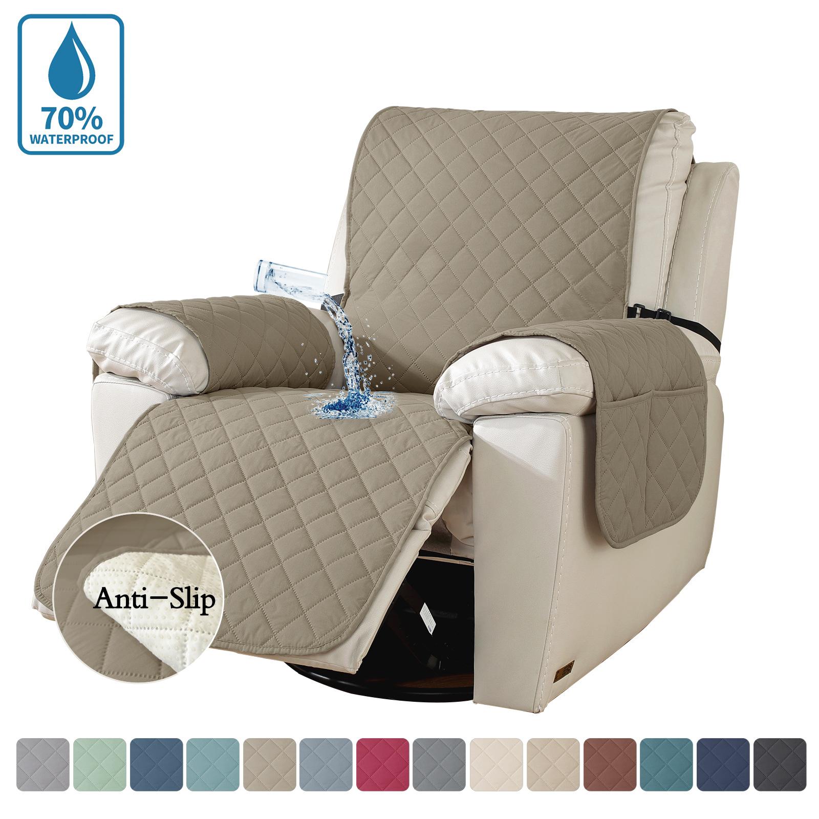 

Solid Color Elastic Water Resist Slip-resistant Dirty and Resistant Pet Sofa Cushion Universal Sleek Modern Sofa Cover 79*78.5cm